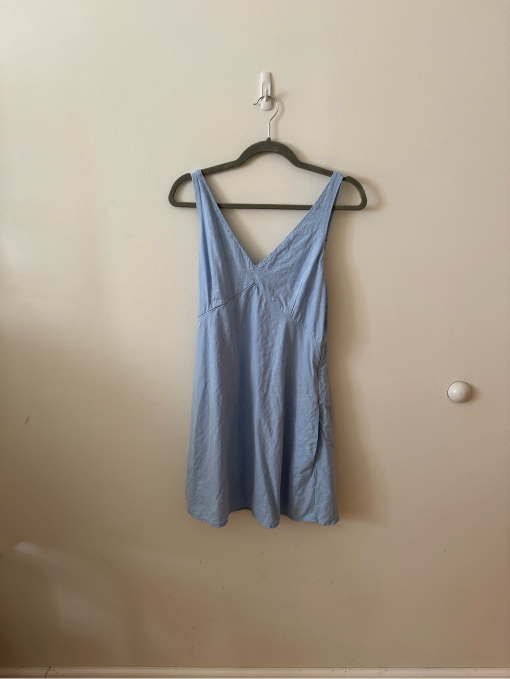 A&F mini blue dress